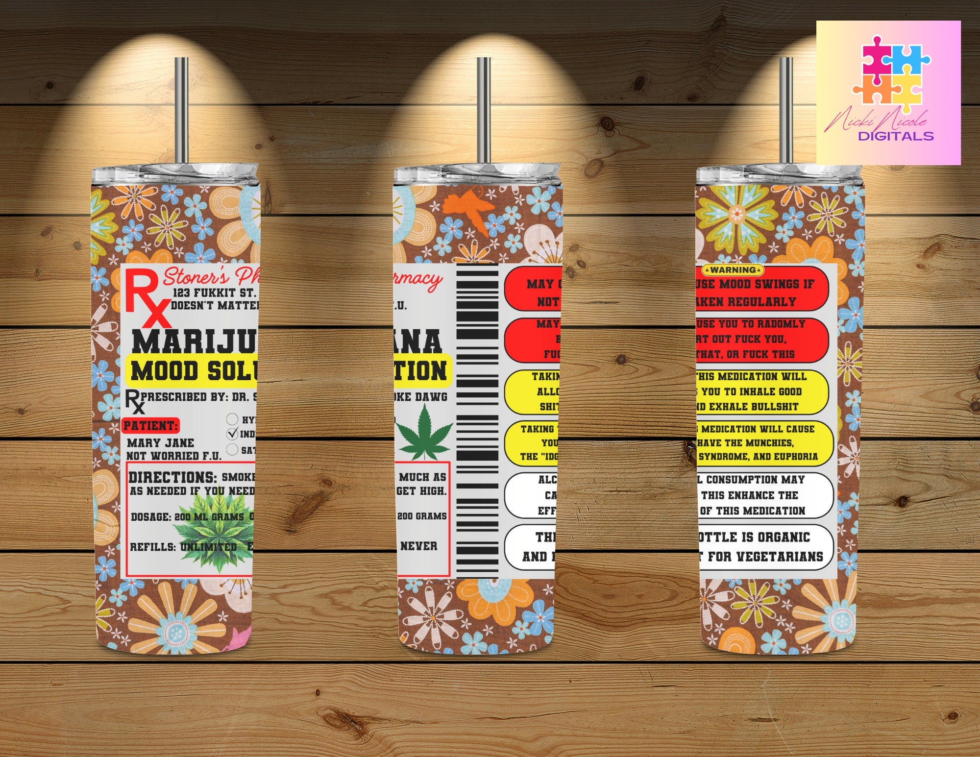 420 Stoner's Psychedelic 20oz Tumbler PNG BUNDLE (8)