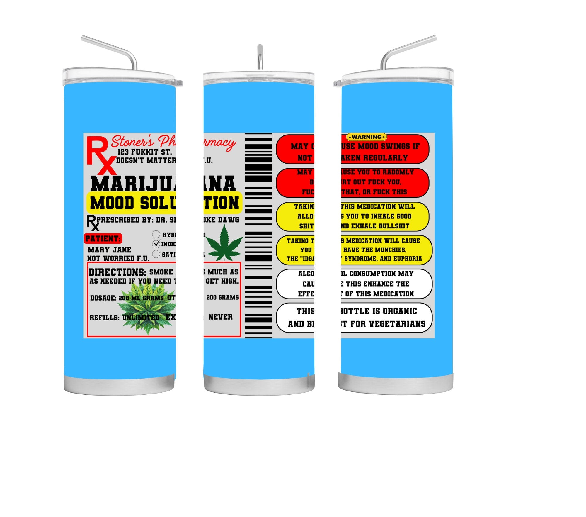 420 Stoner's Medicine Bottle 20oz Tumbler PNG BUNDLE (7)