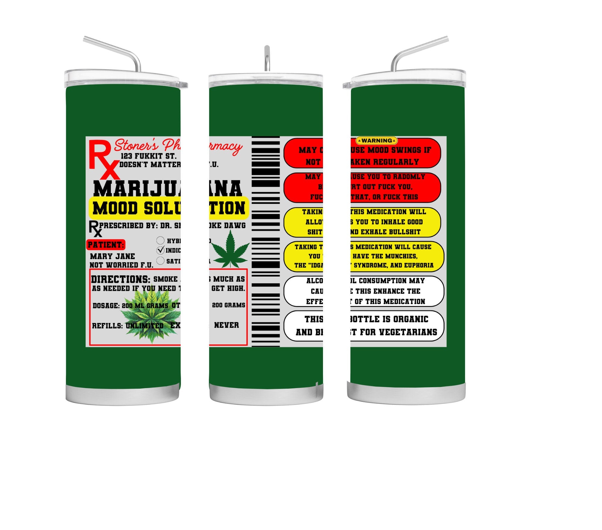 420 Stoner's Medicine Bottle 20oz Tumbler PNG BUNDLE (7)