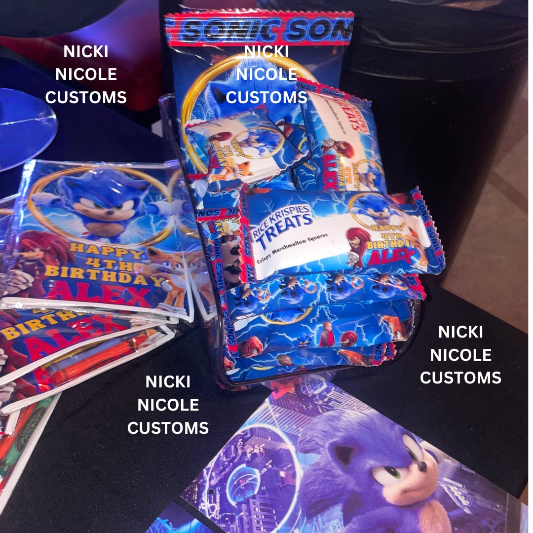 Party Favor Chipbag Sonic Bundle