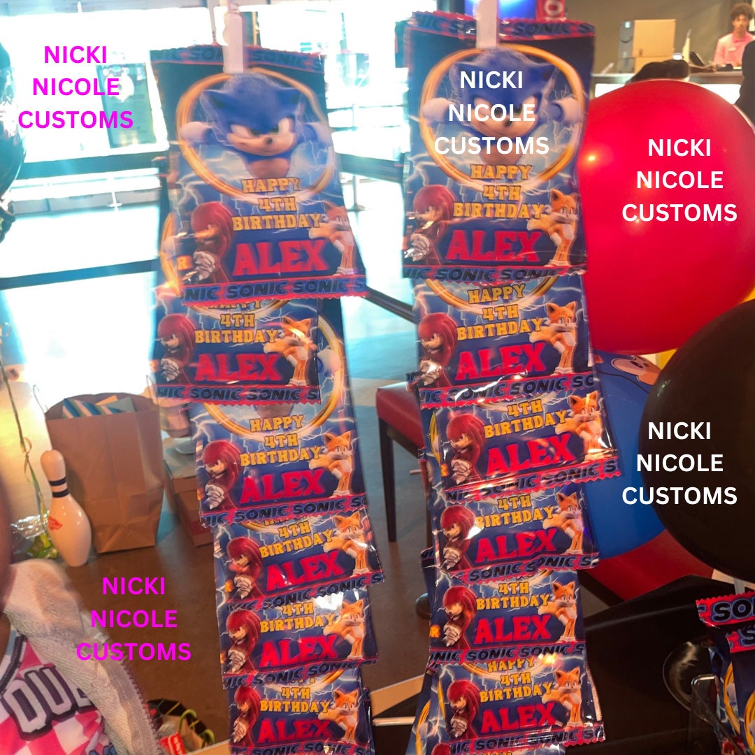 Party Favor Chipbag Sonic Bundle