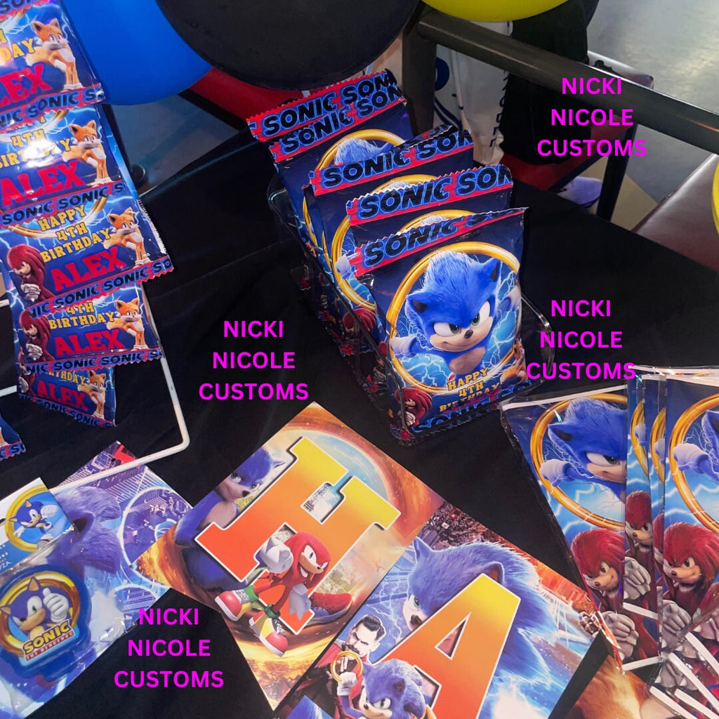 Party Favor Chipbag Sonic Bundle