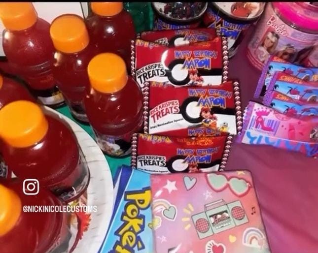 Editable Pokemon Party Bundle of of 6