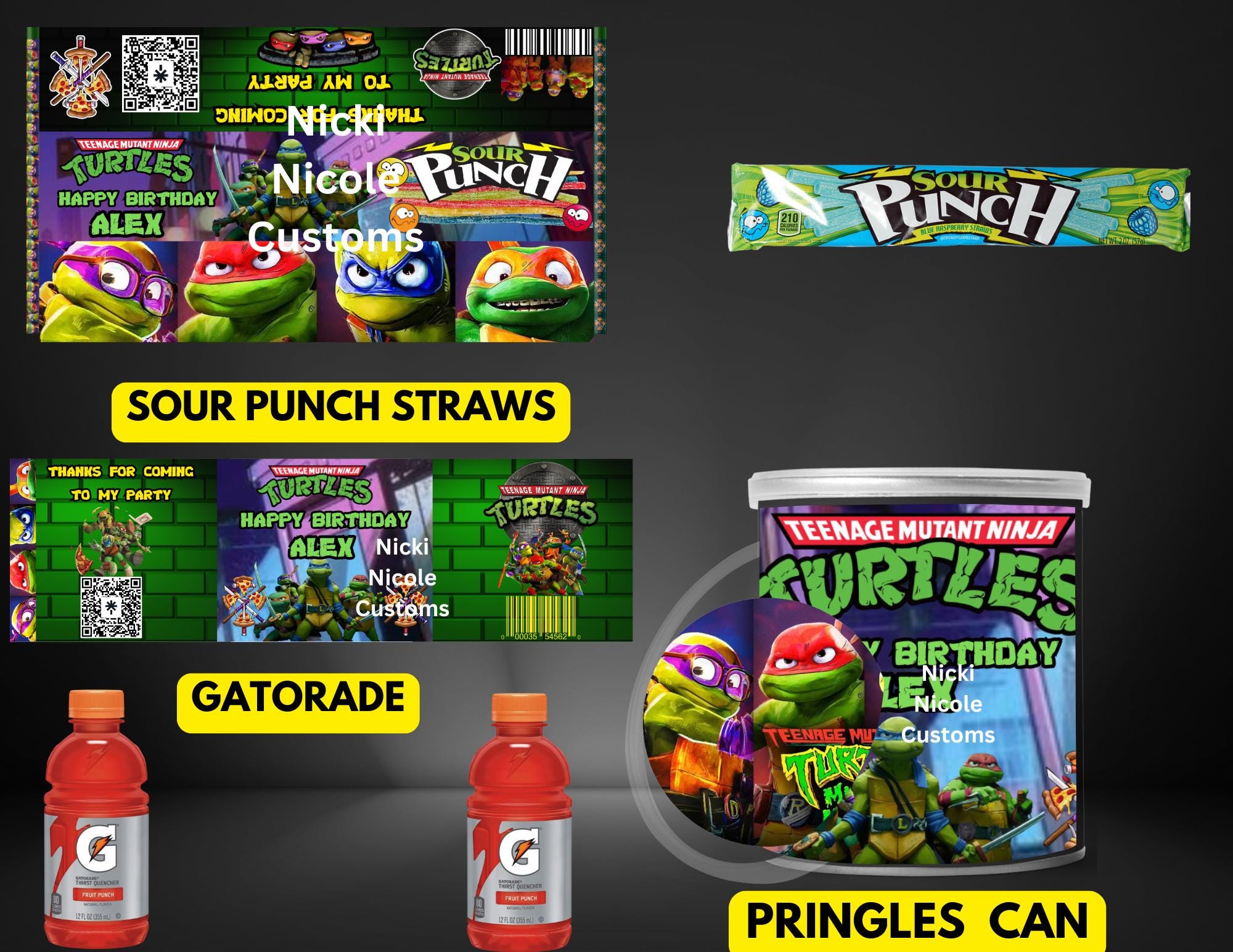 Party Turtle Party Favor Bundle (READ DESCRIPTION)