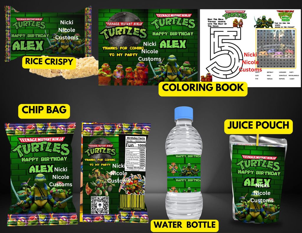 Party Turtle Party Favor Bundle (READ DESCRIPTION)