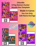 K Pop Demon Hunter Noodle Bundle