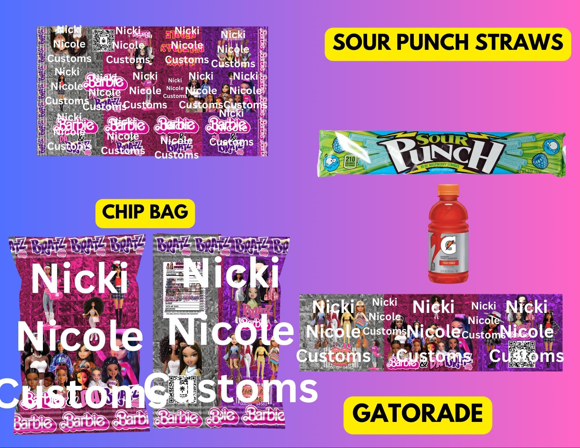 Barbie Bratz Party Favor Bundle #1