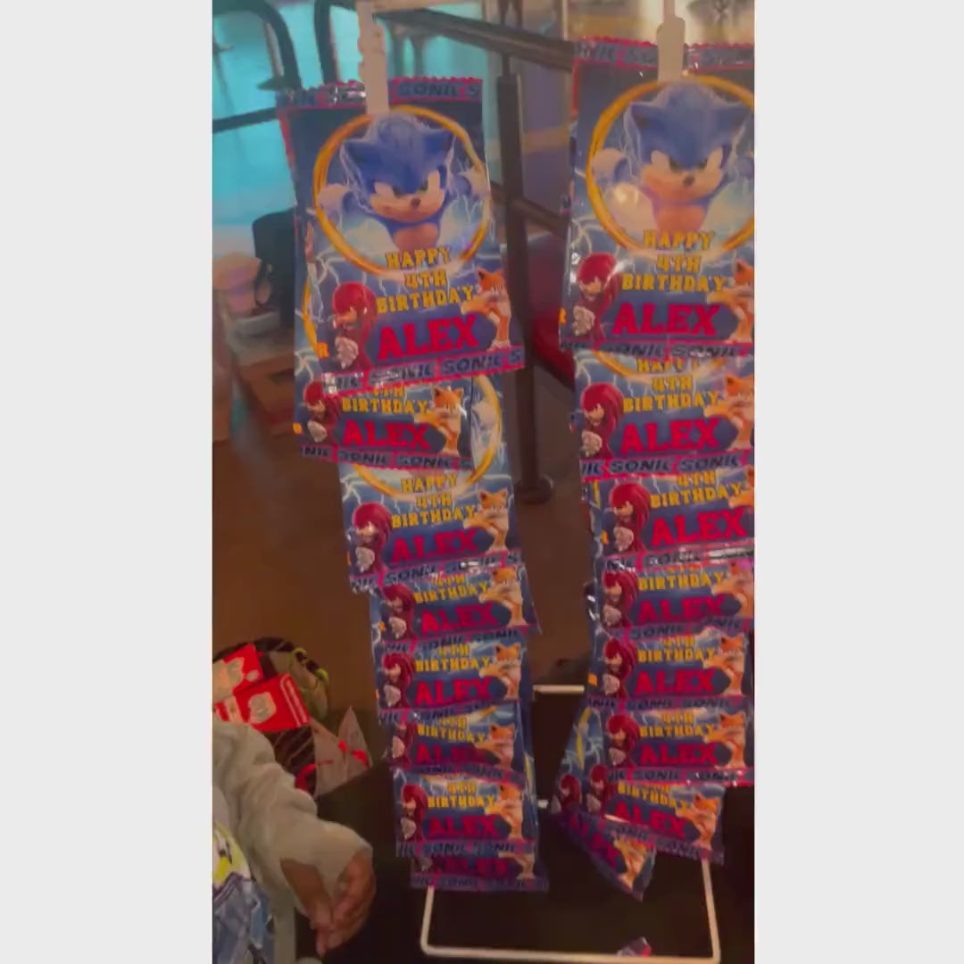 Party Favor Chipbag Sonic Bundle